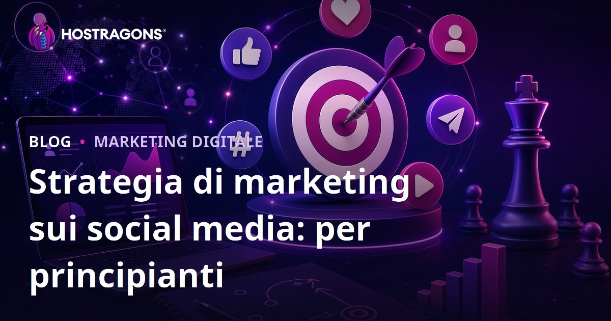 Strategia di marketing sui social media: per principianti