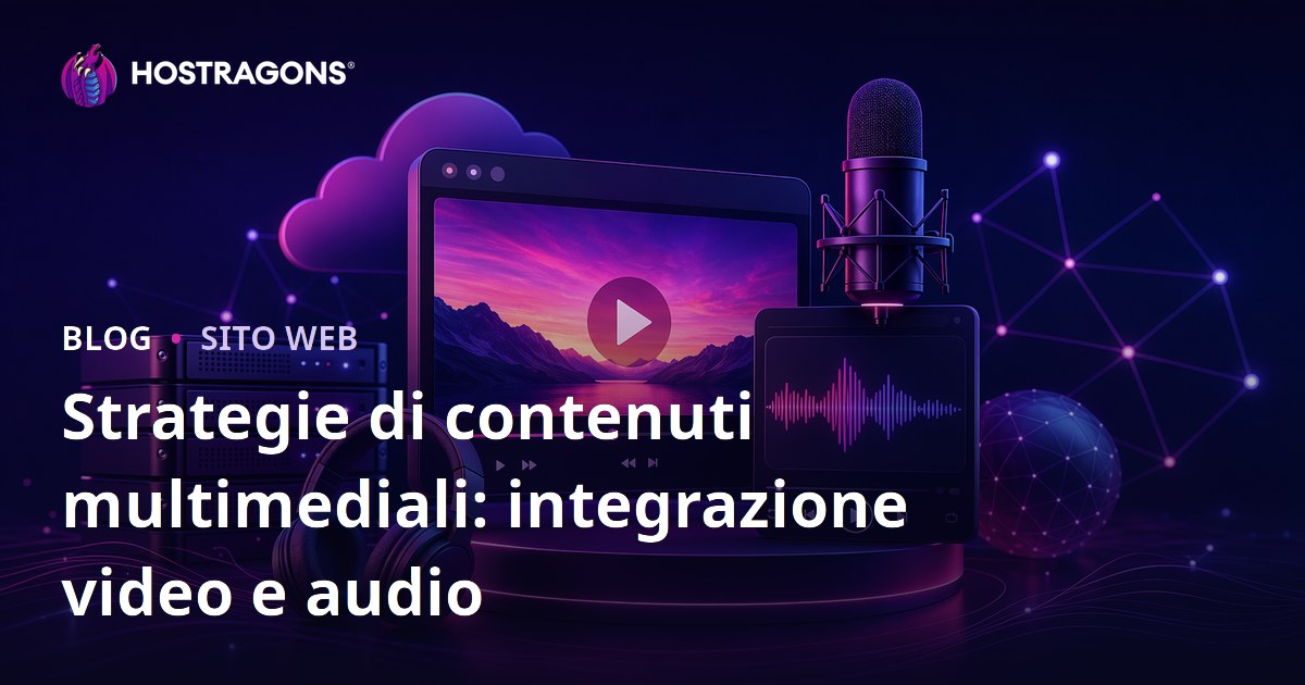 Strategie di contenuti multimediali: integrazione video e audio