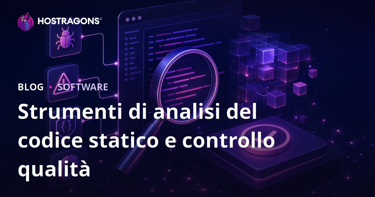 Strumenti di analisi del codice statico e controllo qualità
