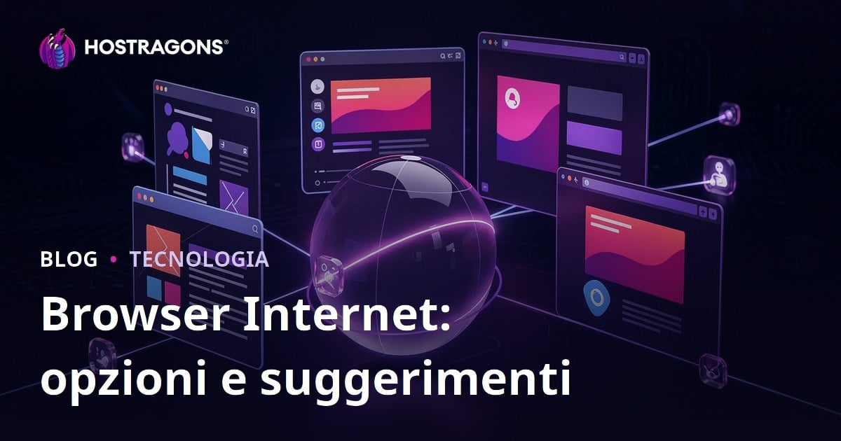 Browser Internet: opzioni e suggerimenti
