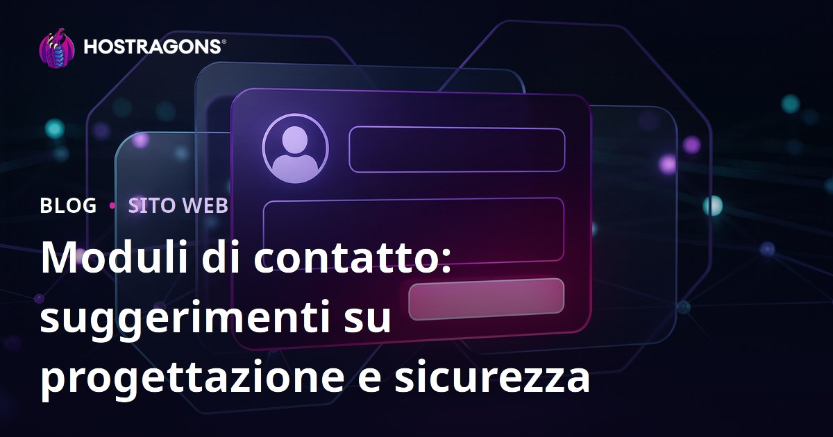 Moduli di contatto: suggerimenti su progettazione e sicurezza