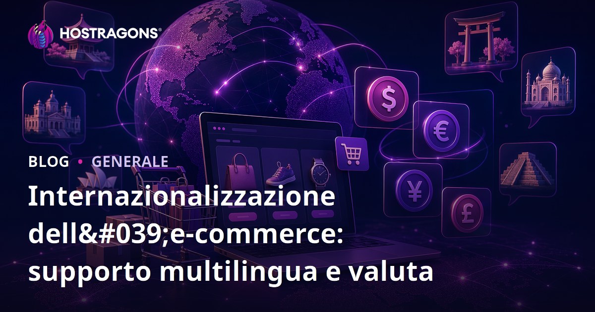 Internazionalizzazione dell'e-commerce: supporto multilingua e valuta