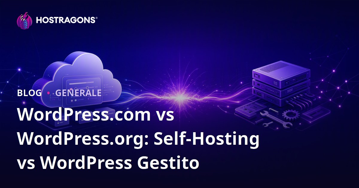 WordPress.com vs WordPress.org: Self-Hosting vs WordPress Gestito