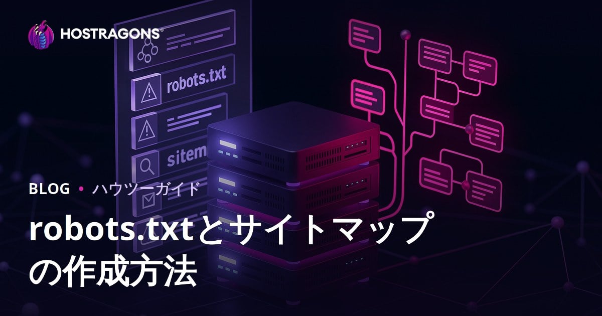 robots.txtとサイトマップ（sitemap）ファイルの作り方・SEO最適化ガイド【2026年版】
