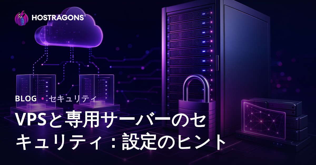 VPSと専用サーバーのセキュリティ：設定のヒント