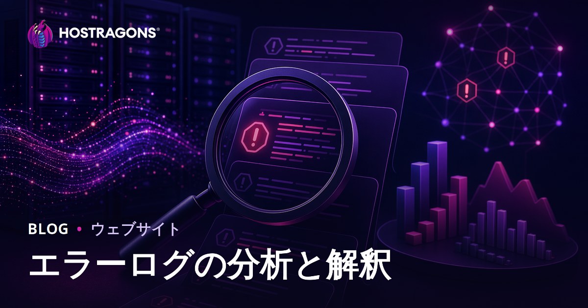 エラーログの分析と解釈