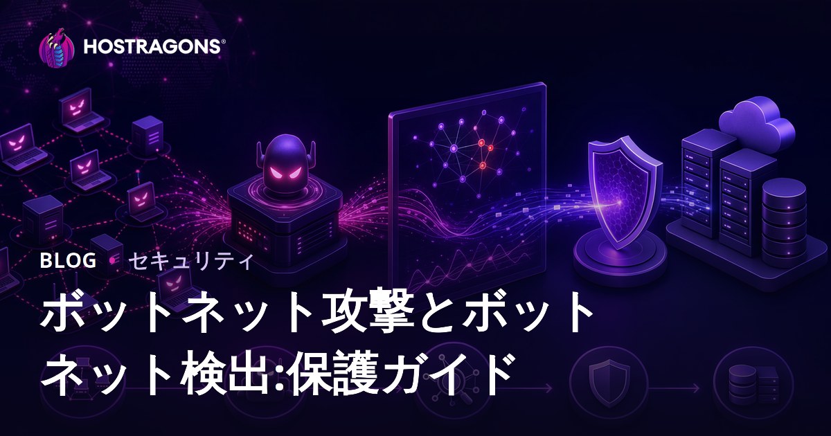 ボットネット攻撃とボットネット検出:保護ガイド