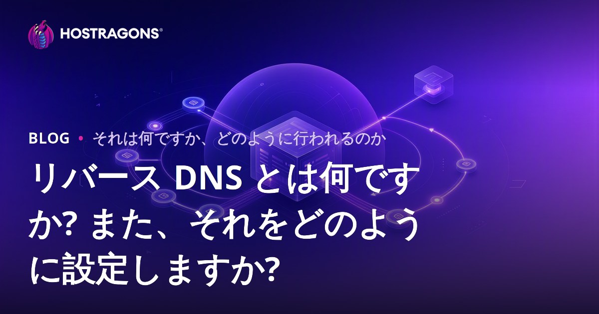 リバース DNS とは何ですか? また、それをどのように設定しますか?