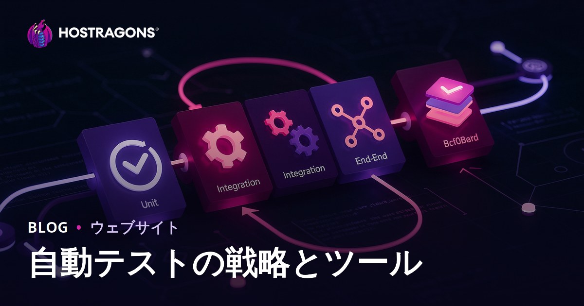 自動テストの戦略とツール
