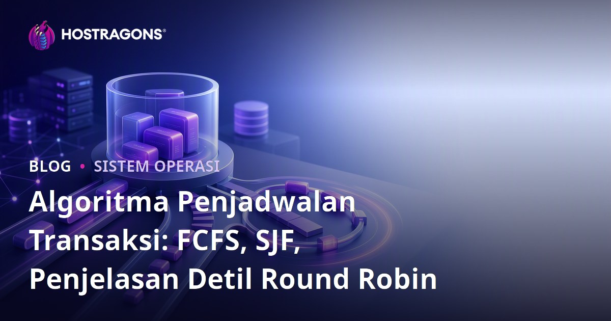 Algoritma Penjadwalan Transaksi: FCFS, SJF, Penjelasan Detil Round Robin