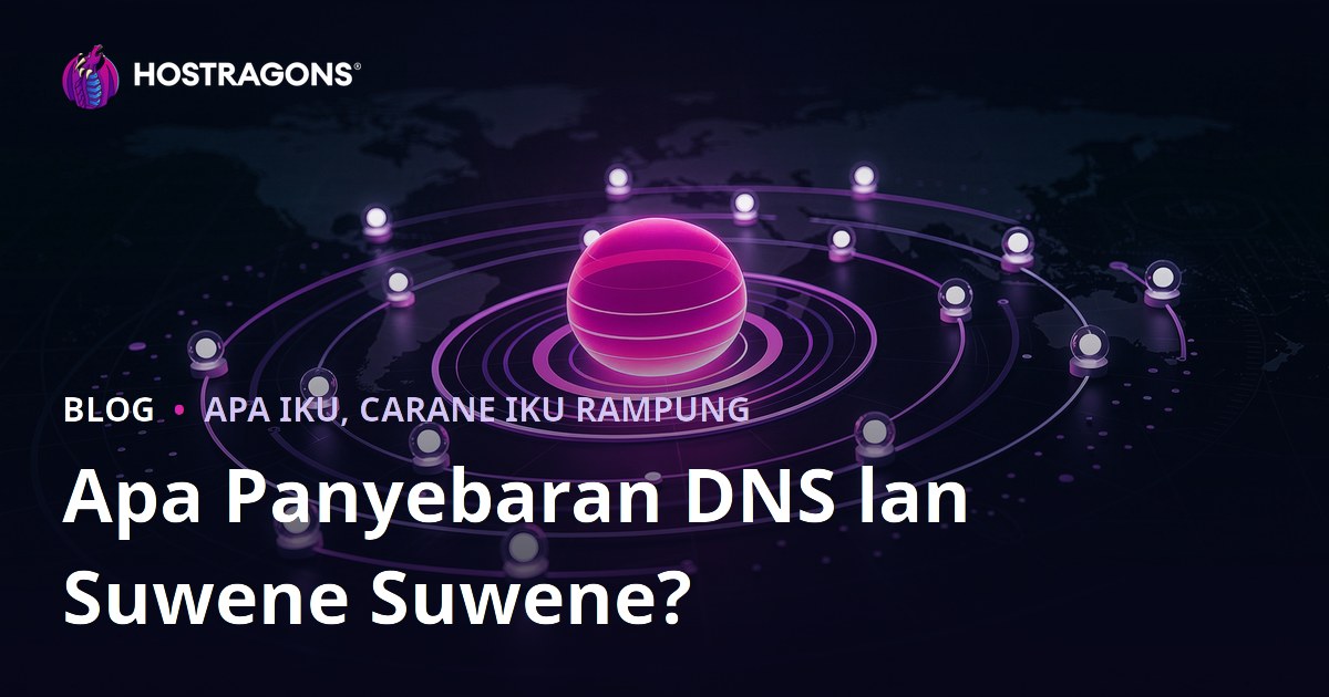 Apa Panyebaran DNS lan Suwene Suwene?
