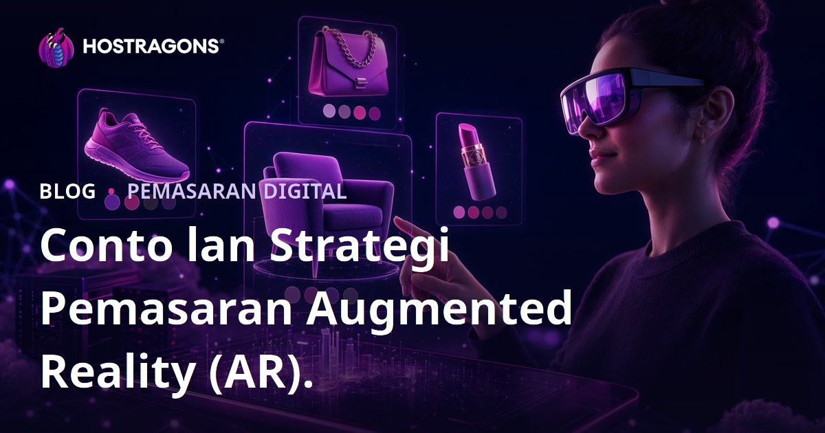 Conto lan Strategi Pemasaran Augmented Reality (AR).