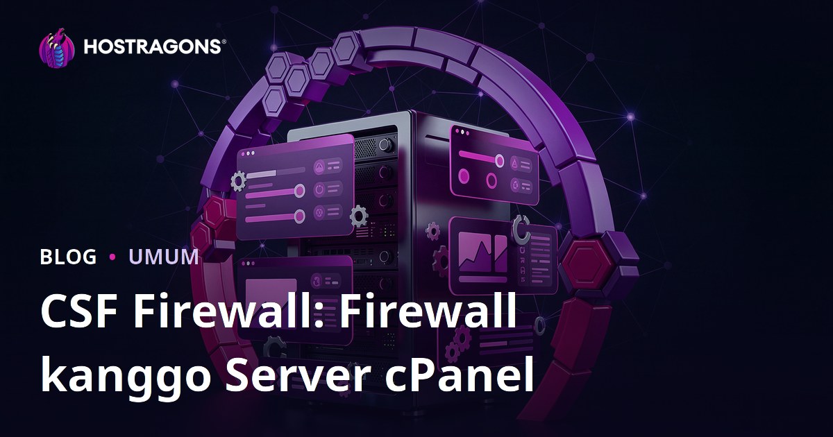 CSF Firewall: Firewall kanggo Server cPanel