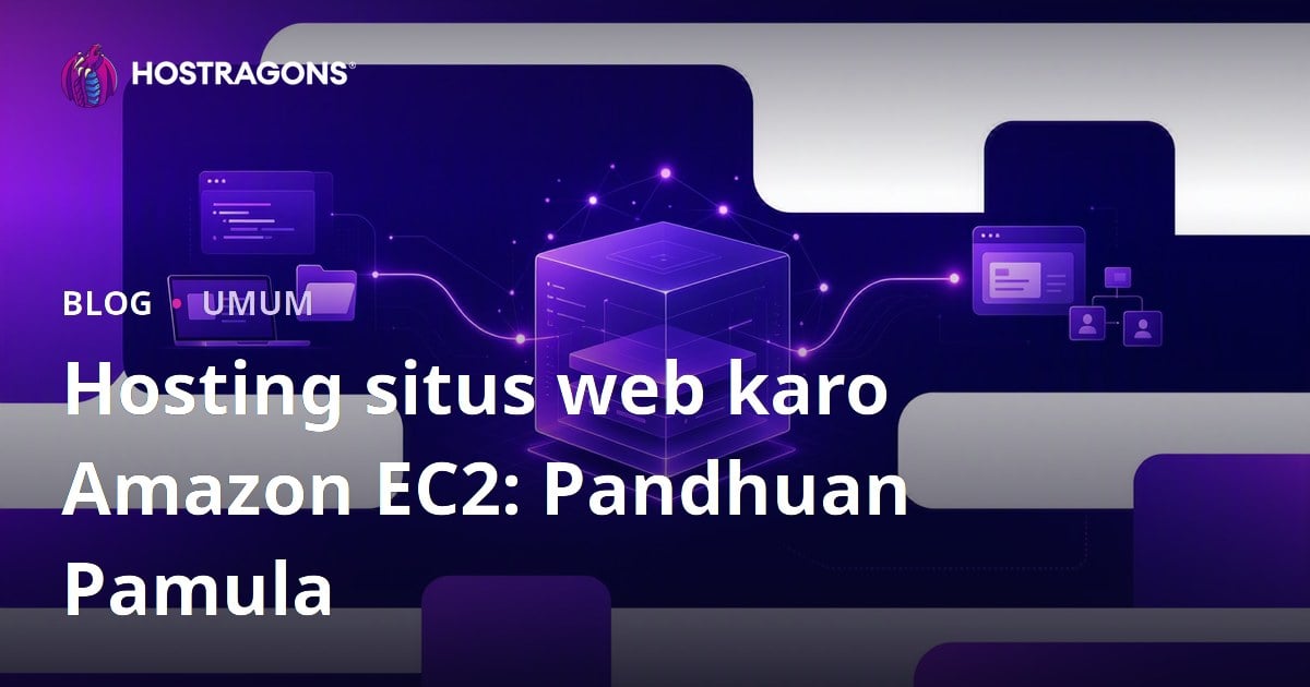 Hosting situs web karo Amazon EC2: Pandhuan Pamula