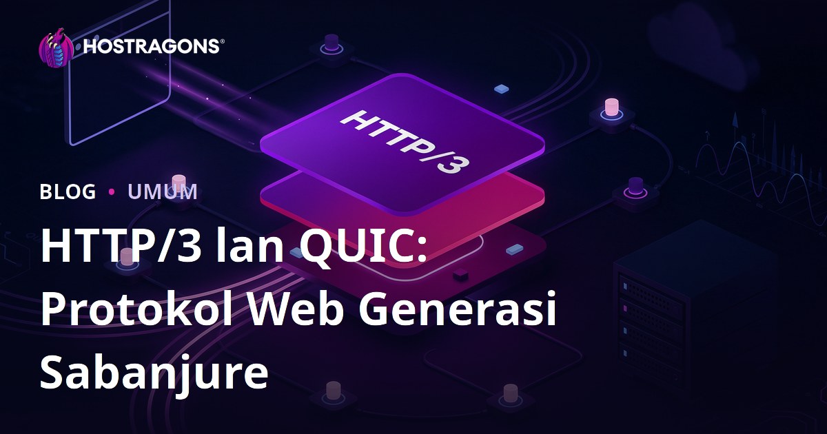 HTTP/3 lan QUIC: Protokol Web Generasi Sabanjure