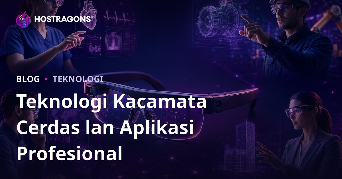 Teknologi Kacamata Cerdas lan Aplikasi Profesional