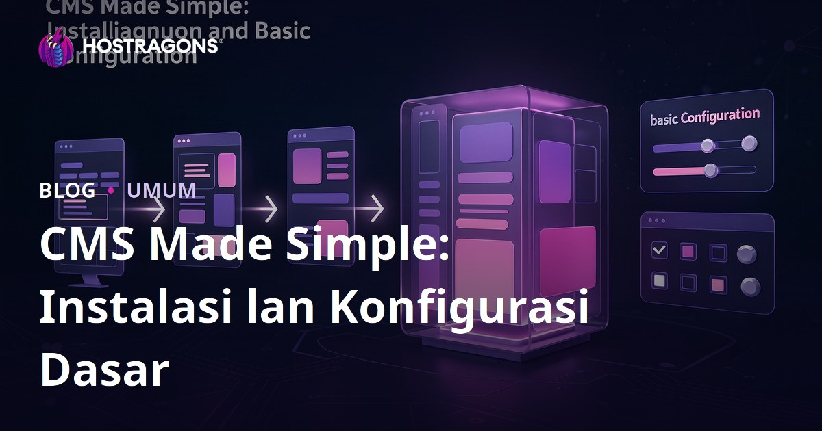 CMS Made Simple: Instalasi lan Konfigurasi Dasar