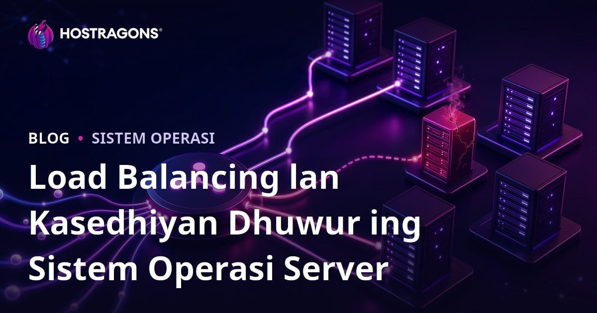 Load Balancing lan Kasedhiyan Dhuwur ing Sistem Operasi Server