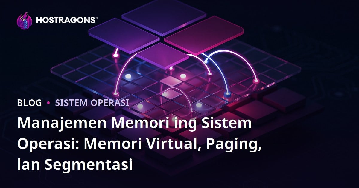 Manajemen Memori ing Sistem Operasi: Memori Virtual, Paging, lan Segmentasi