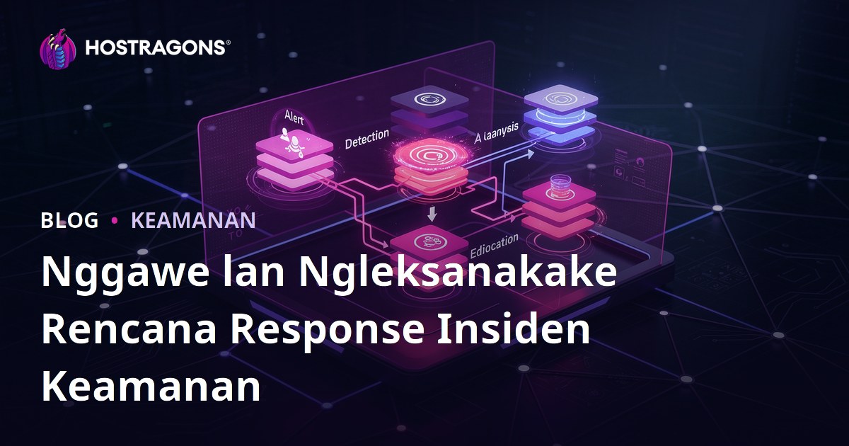Nggawe lan Ngleksanakake Rencana Response Insiden Keamanan