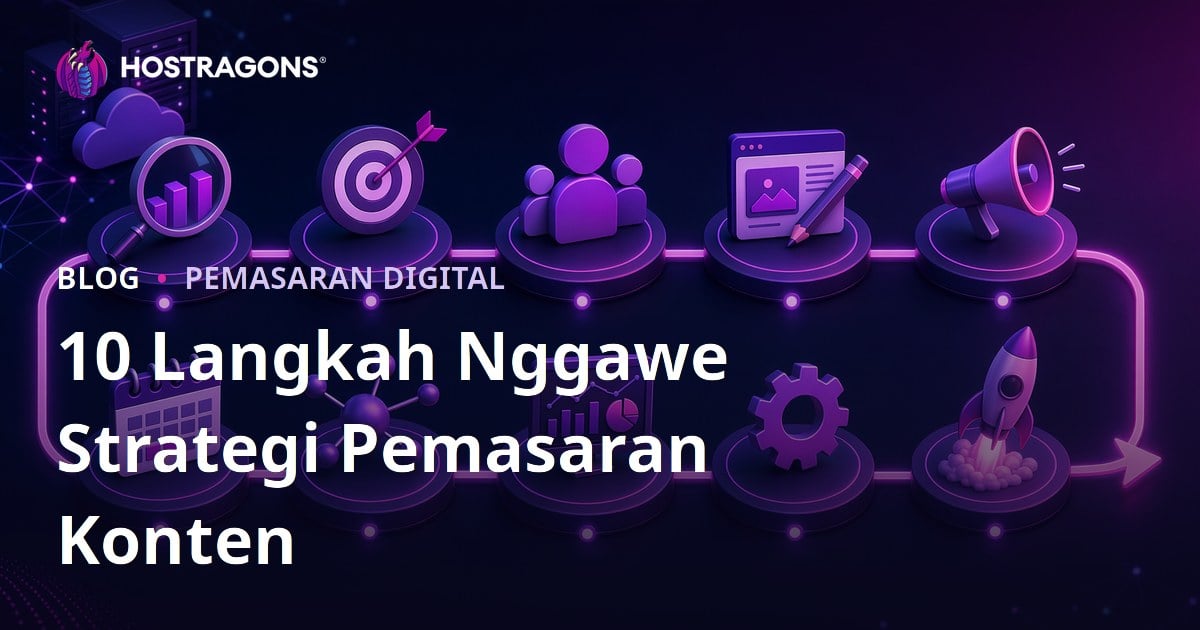 10 Langkah Nggawe Strategi Pemasaran Konten