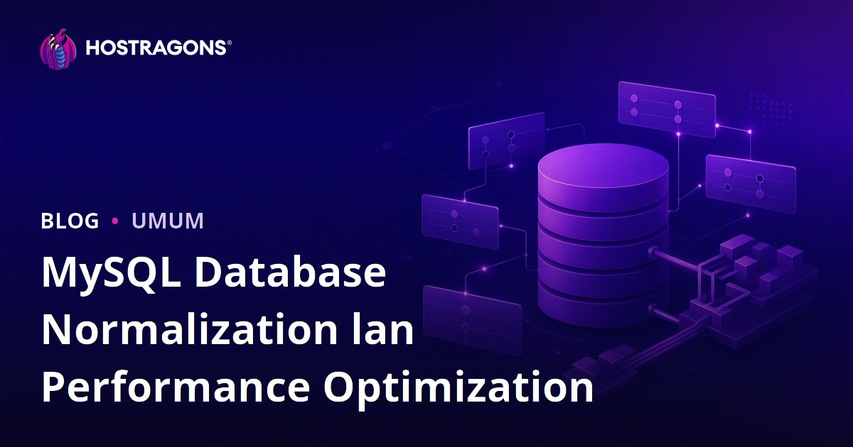 MySQL Database Normalization lan Performance Optimization