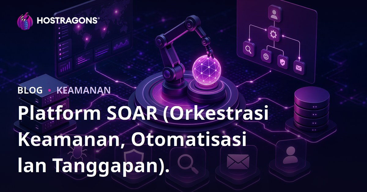 Platform SOAR (Orkestrasi Keamanan, Otomatisasi lan Tanggapan).