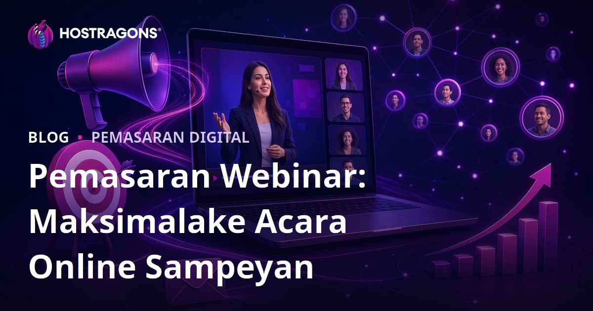 Pemasaran Webinar: Maksimalake Acara Online Sampeyan