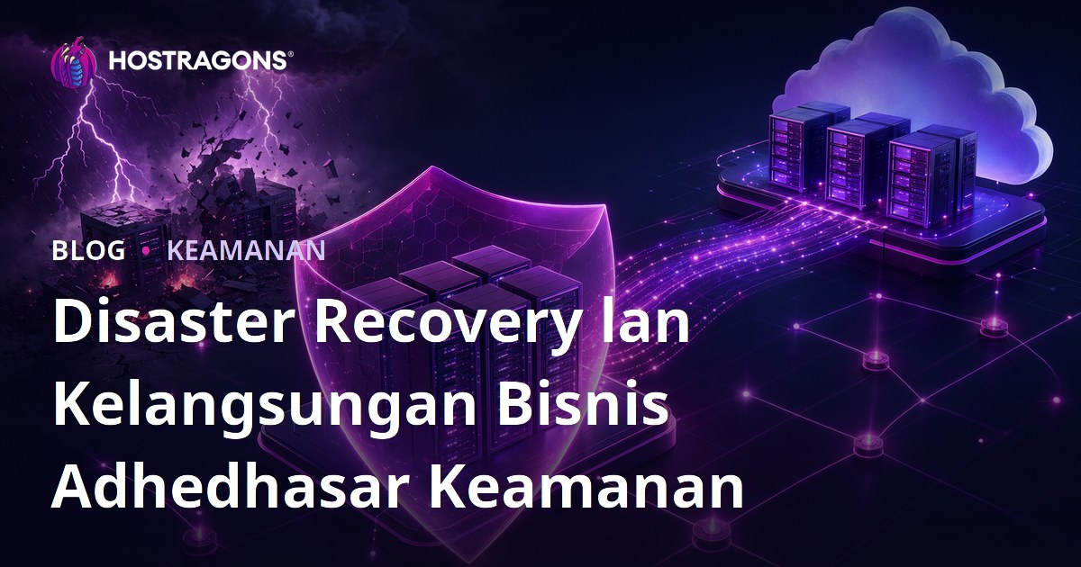 Disaster Recovery lan Kelangsungan Bisnis Adhedhasar Keamanan