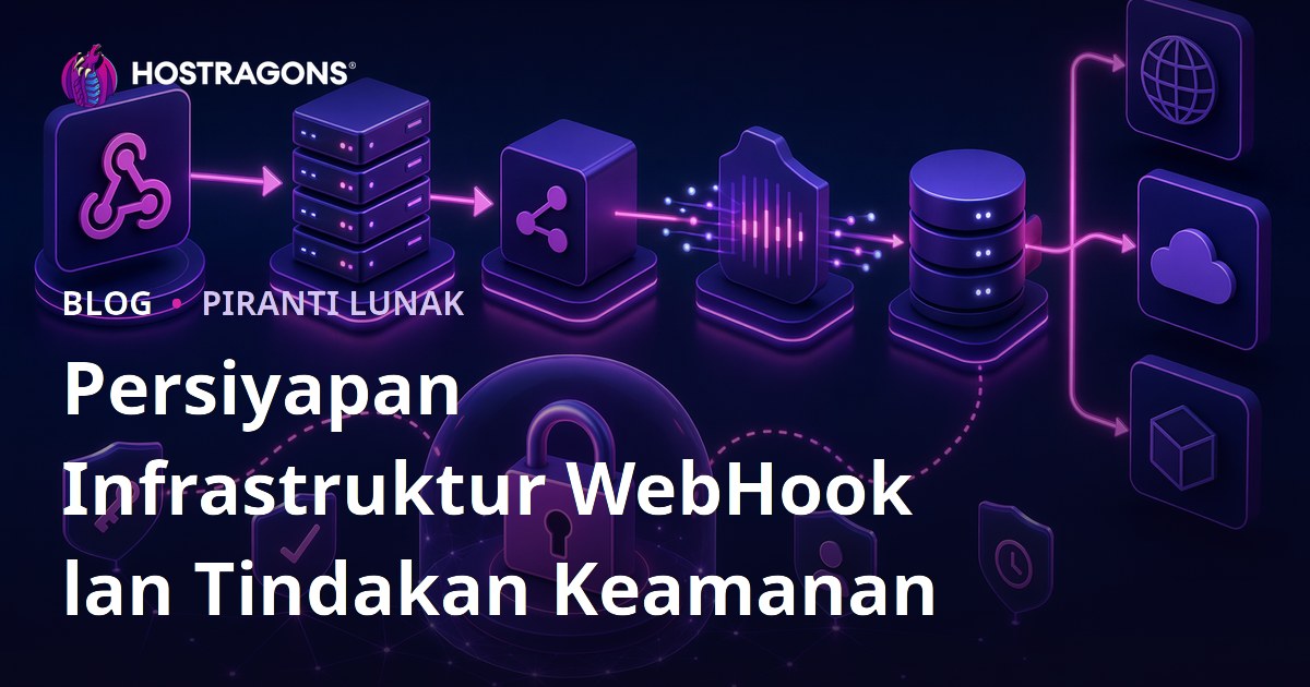 Persiyapan Infrastruktur WebHook lan Tindakan Keamanan