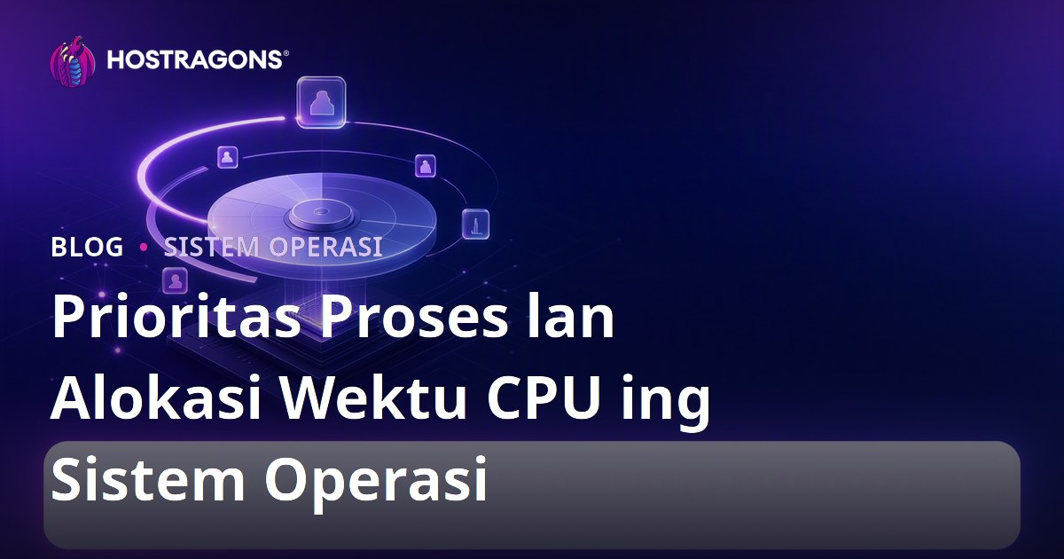 Prioritas Proses lan Alokasi Wektu CPU ing Sistem Operasi