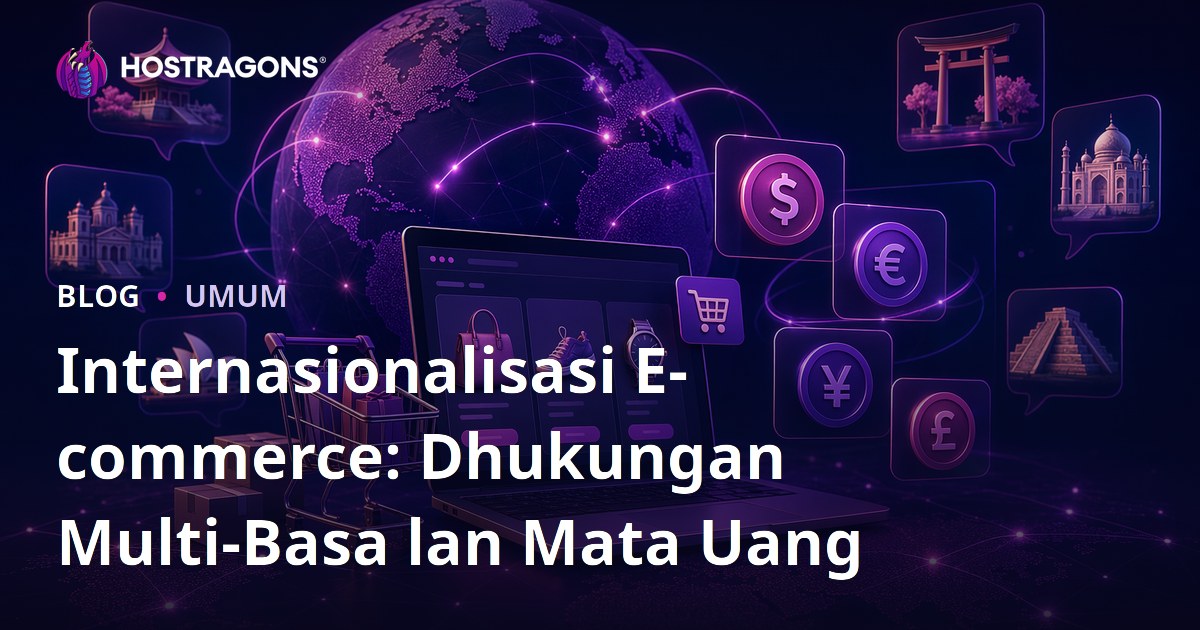 Internasionalisasi E-commerce: Dhukungan Multi-Basa lan Mata Uang