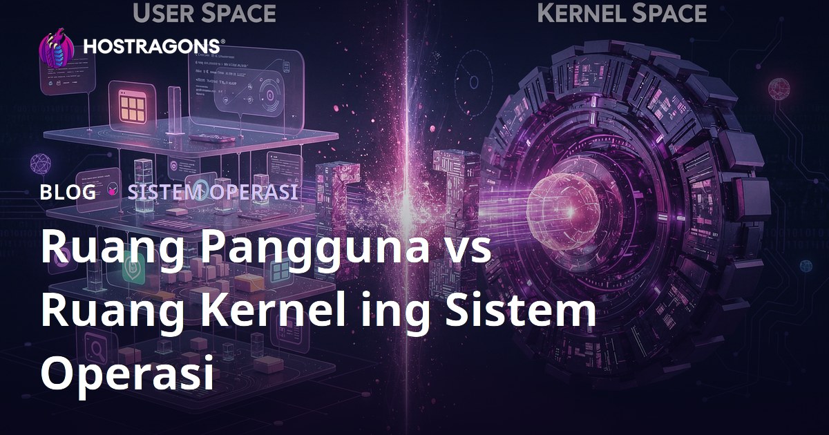 Ruang Pangguna vs Ruang Kernel ing Sistem Operasi