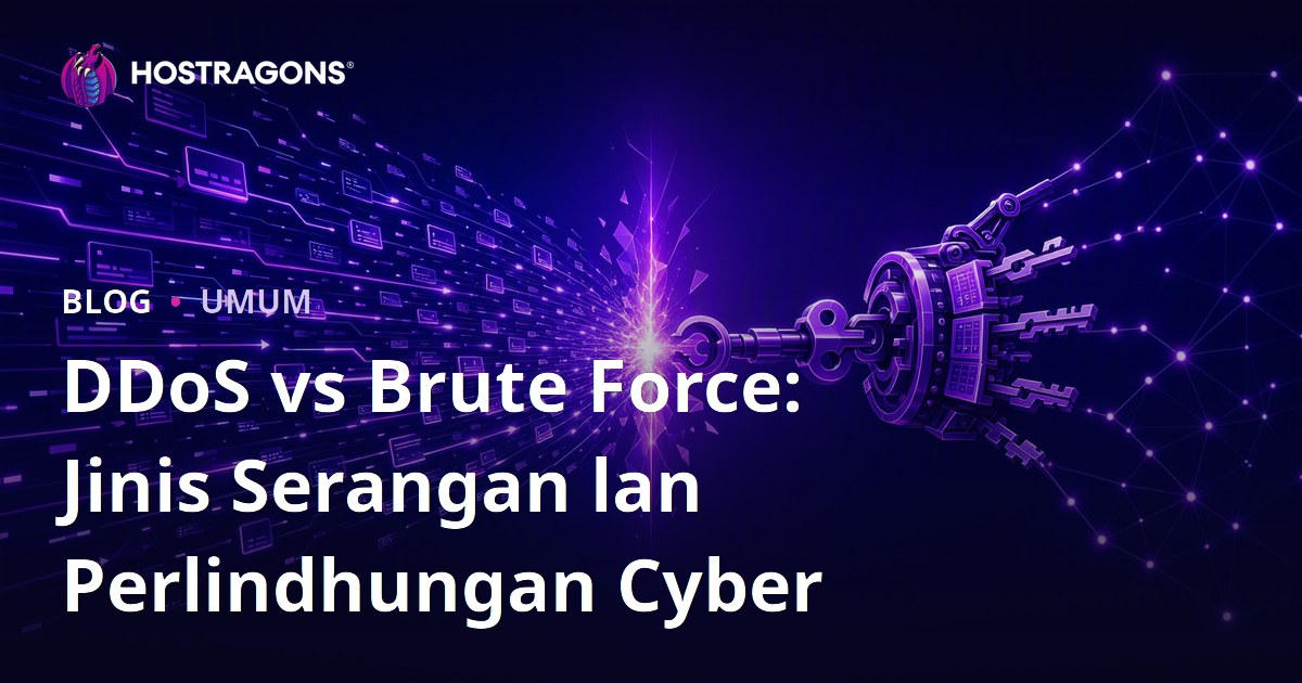 DDoS vs Brute Force: Jinis Serangan lan Perlindhungan Cyber