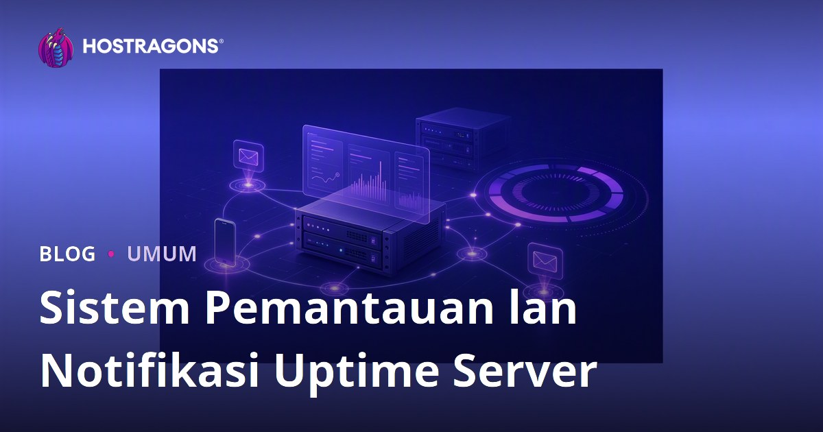 Sistem Pemantauan lan Notifikasi Uptime Server