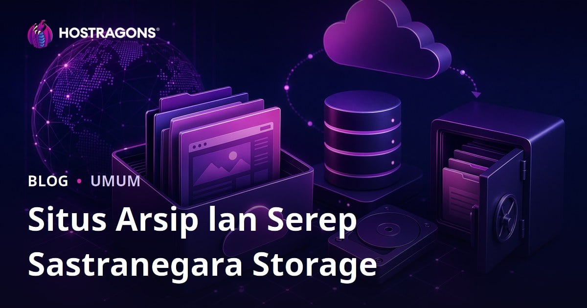 Situs Arsip lan Serep Sastranegara Storage