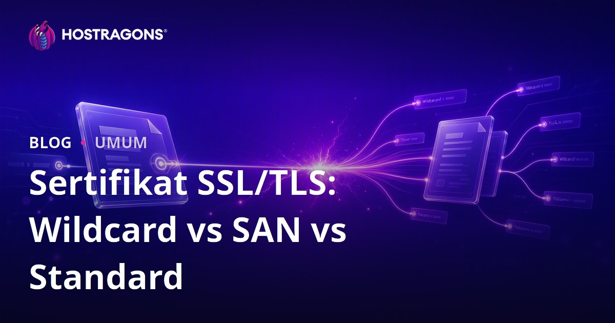 Sertifikat SSL/TLS: Wildcard vs SAN vs Standard