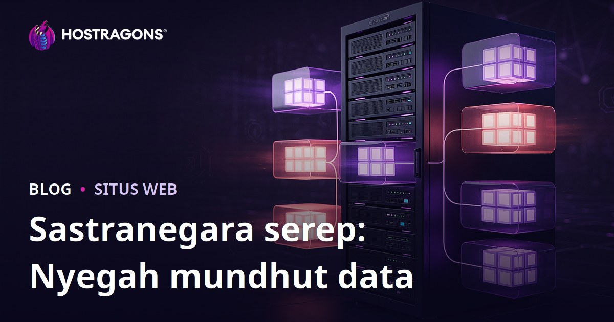 Sastranegara serep: Nyegah mundhut data