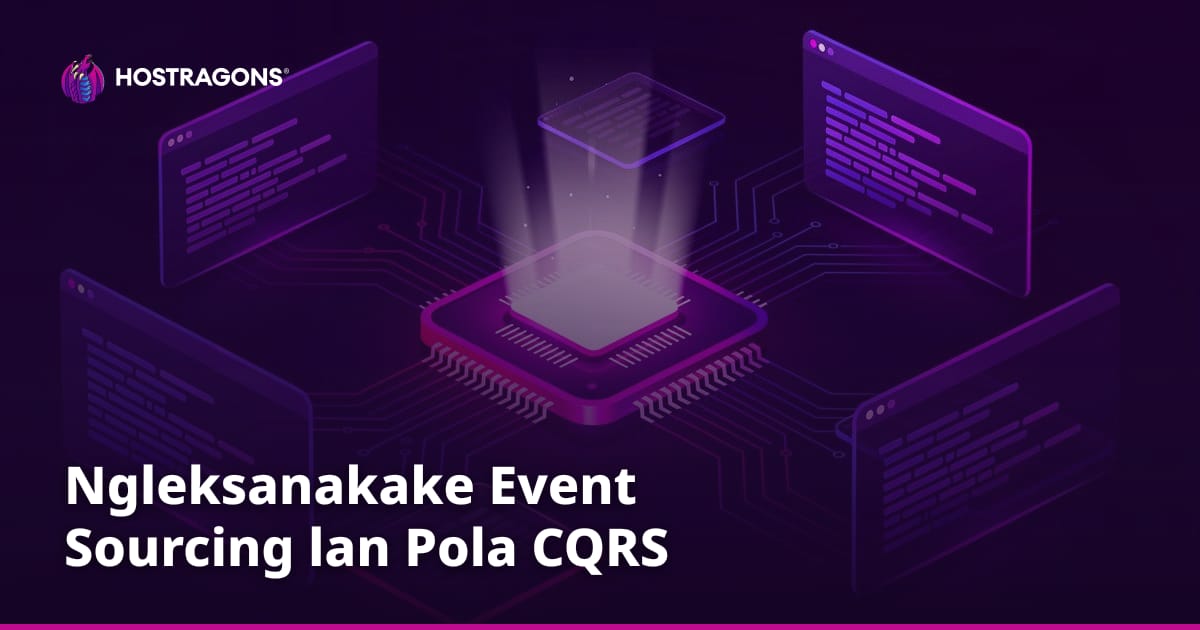 Ngleksanakake Event Sourcing lan Pola CQRS