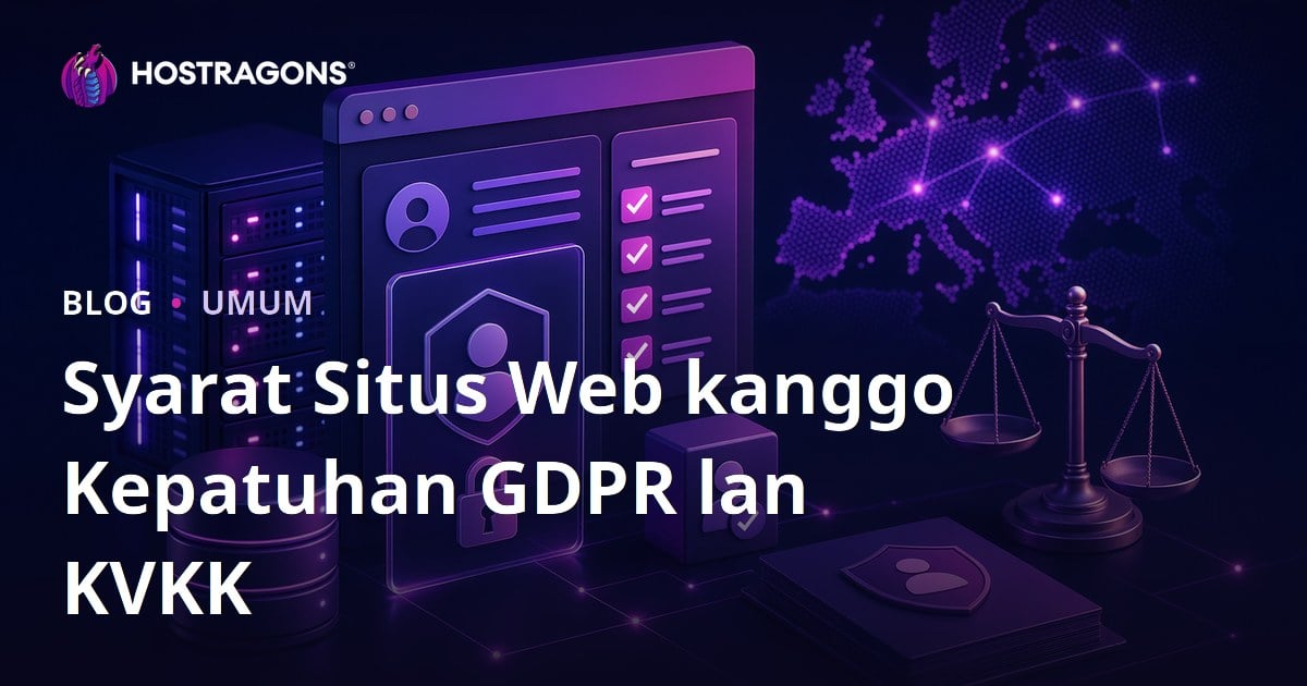 Syarat Situs Web kanggo Kepatuhan GDPR lan KVKK