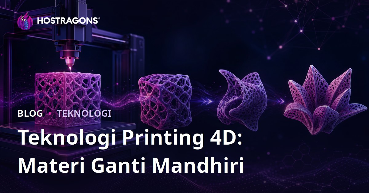 Teknologi Printing 4D: Materi Ganti Mandhiri