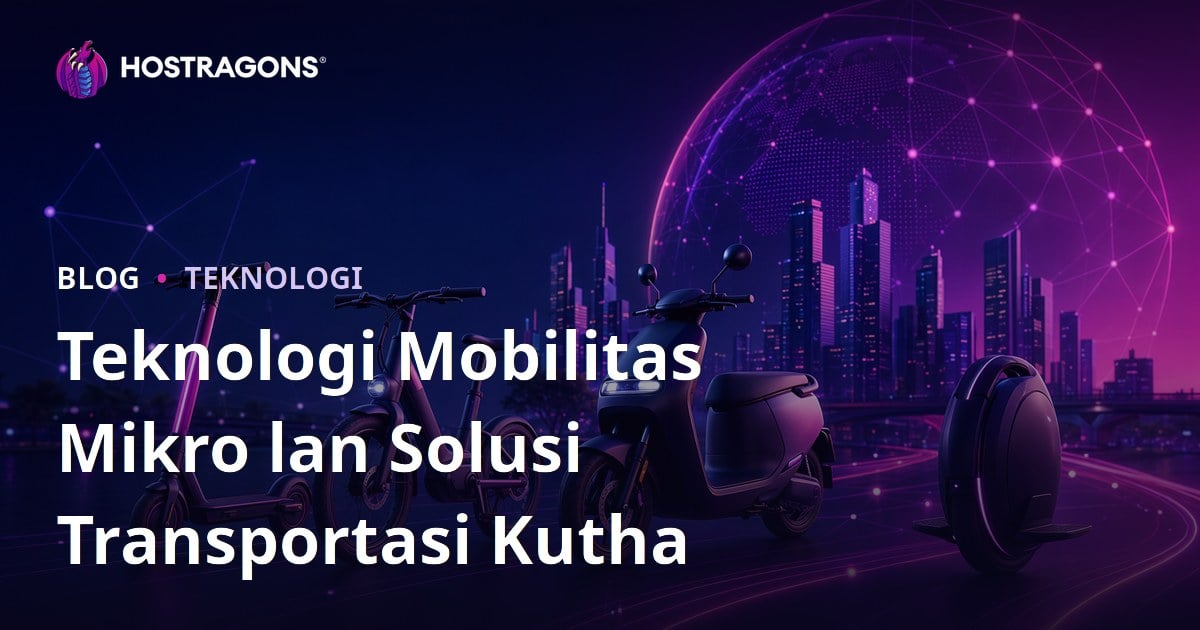 Teknologi Mobilitas Mikro lan Solusi Transportasi Kutha