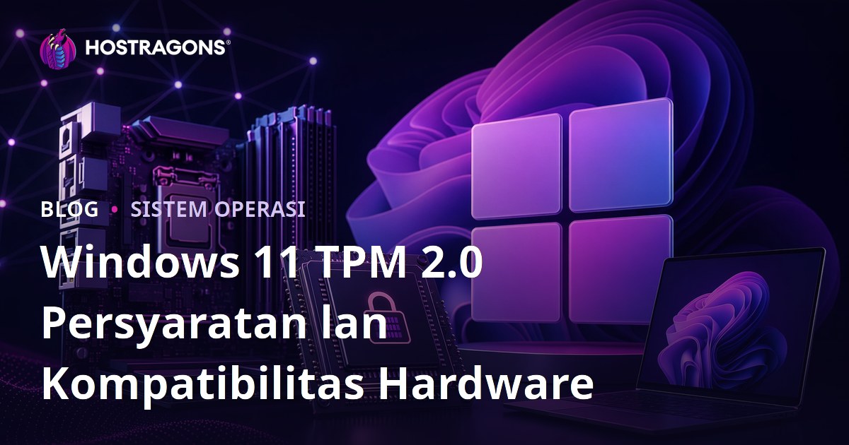 Windows 11 TPM 2.0 Persyaratan lan Kompatibilitas Hardware