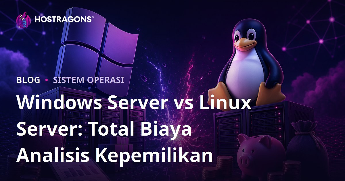 Windows Server vs Linux Server: Total Biaya Analisis Kepemilikan