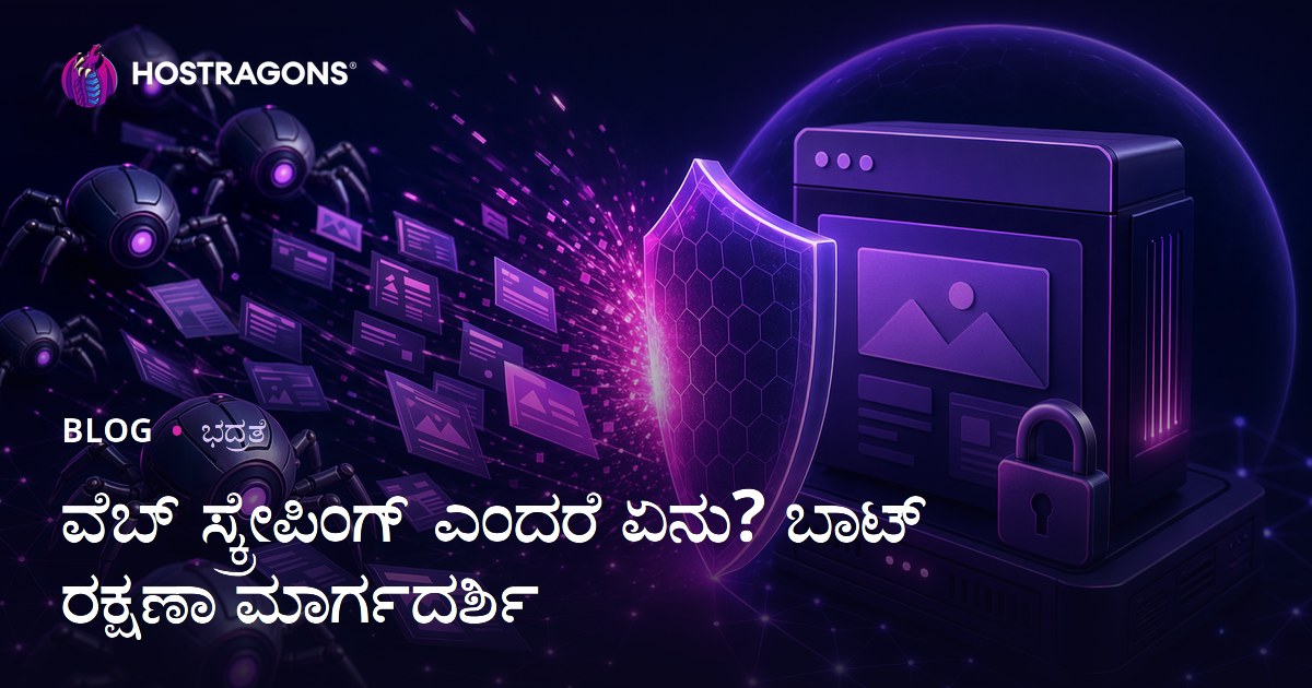 ವೆಬ್ ಸ್ಕ್ರೇಪಿಂಗ್ ಎಂದರೇನು? ಬಾಟ್‌ಗಳು ನಿಮ್ಮ ಸೈಟ್ ಸಂಪನ್ಮೂಲಗಳನ್ನು ದುರುಪಯೋಗಪಡಿಸಿಕೊಳ್ಳುವುದನ್ನು ತಡೆಯುವುದು