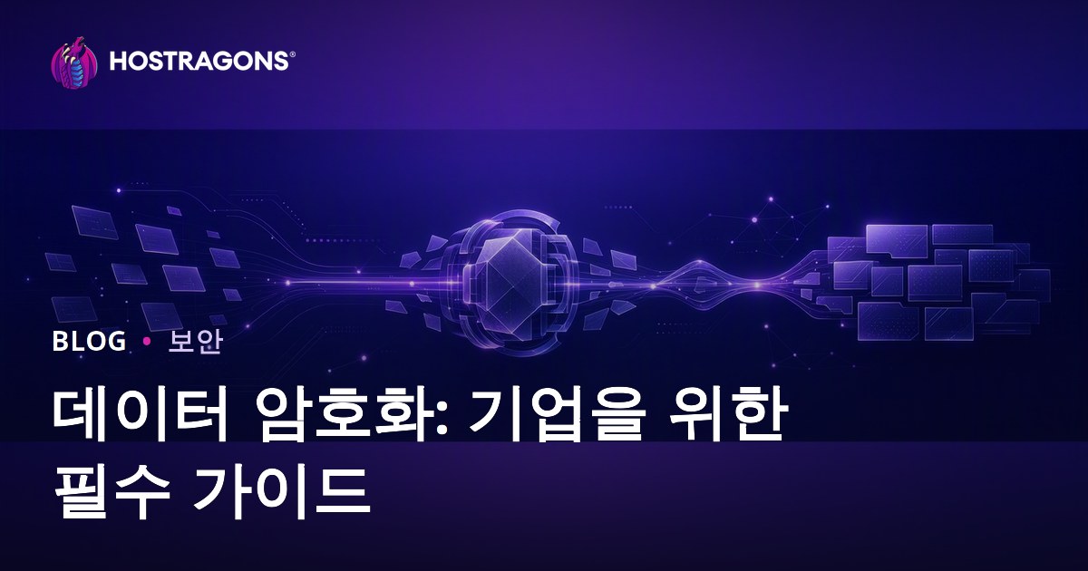 데이터 암호화: 기업을 위한 필수 가이드