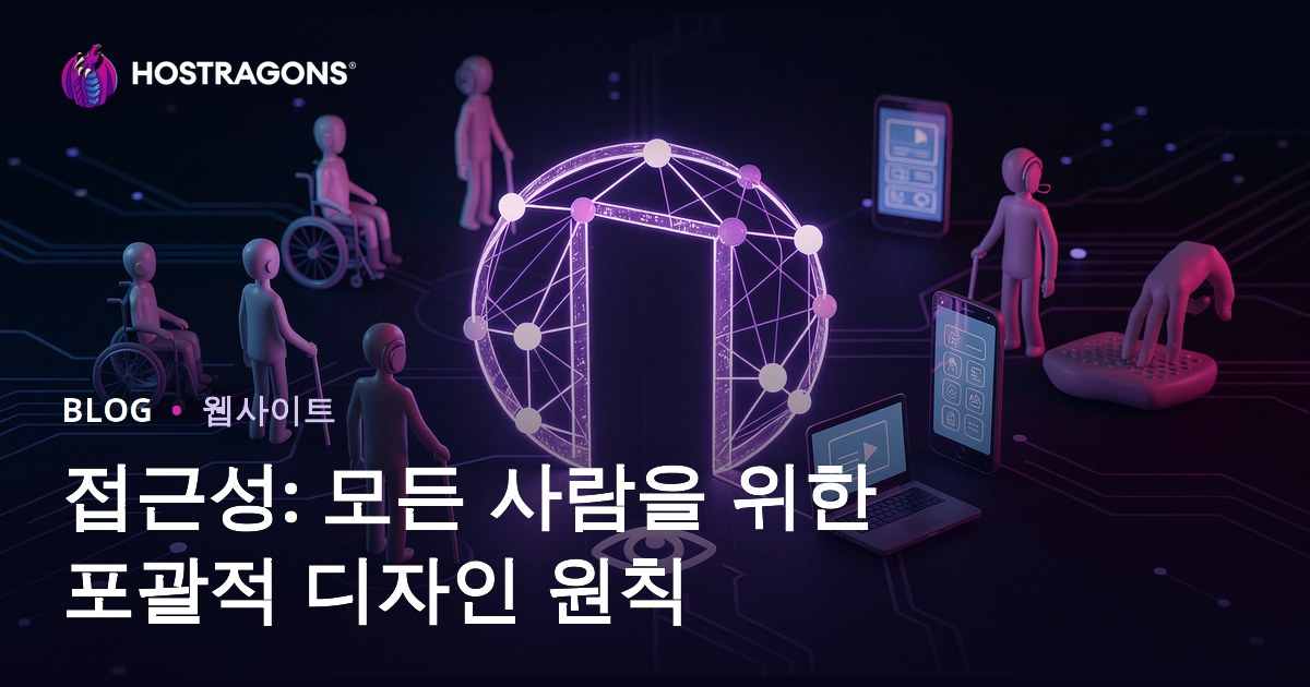 접근성: 모든 사람을 위한 포괄적 디자인 원칙