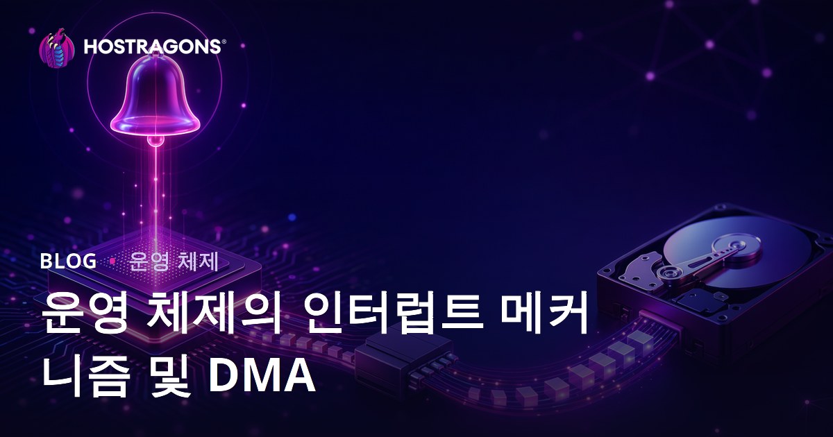 운영 체제의 인터럽트 메커니즘 및 DMA