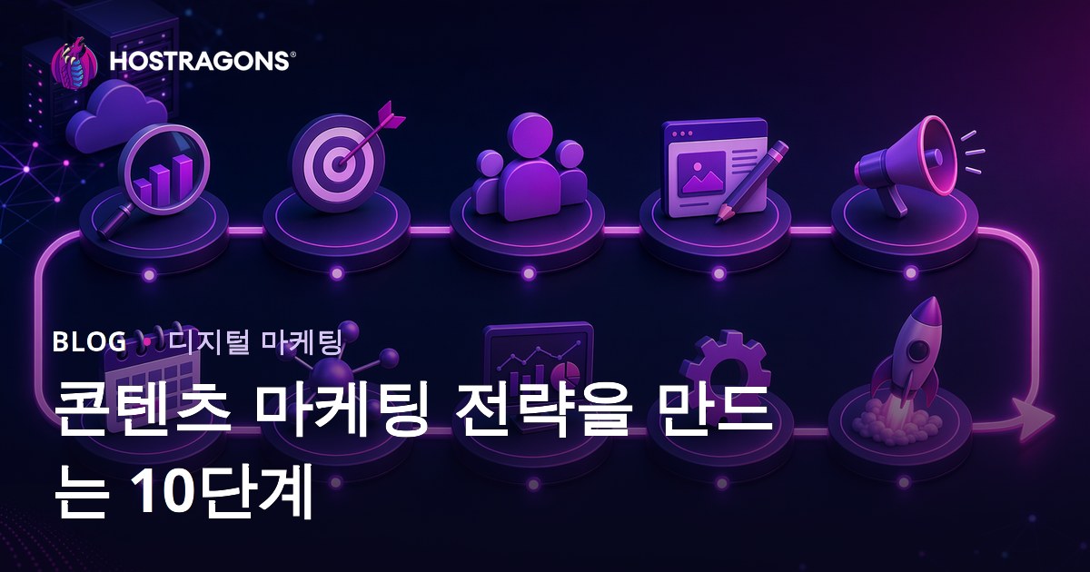 콘텐츠 마케팅 전략을 만드는 10단계