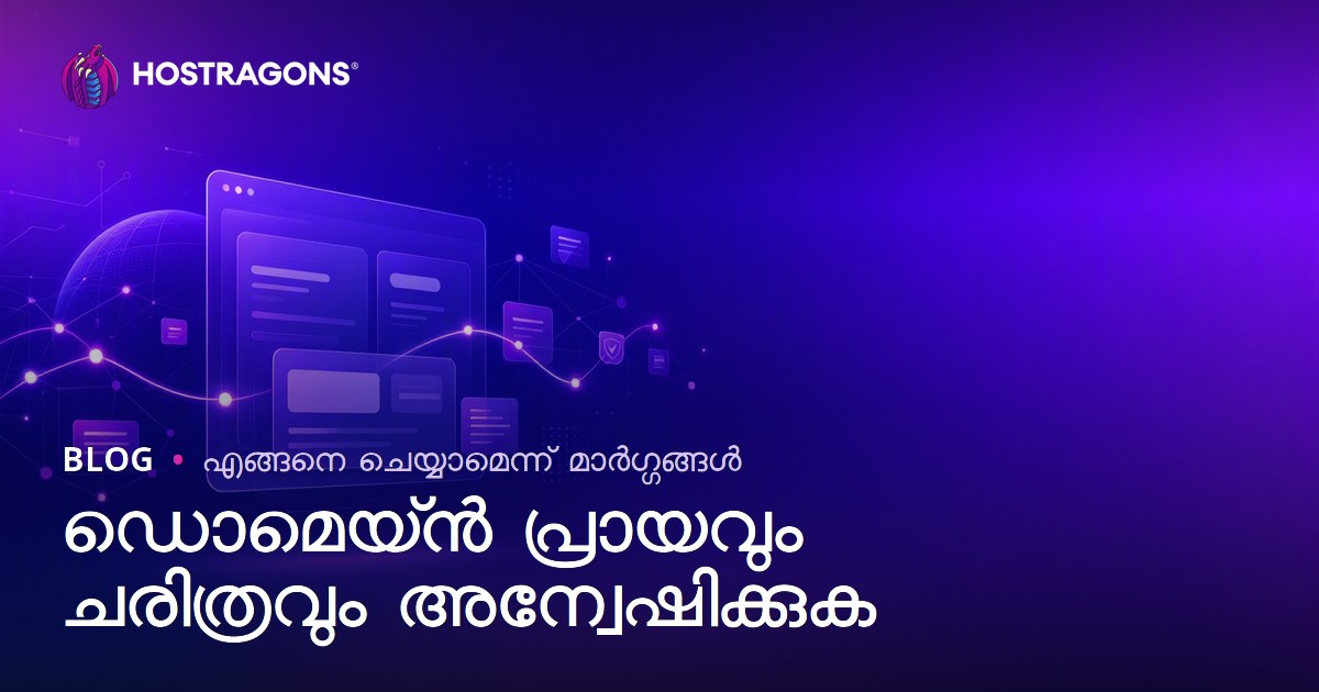 ഡൊമെയിൻ പഴക്കവും ചരിത്രവും പരിശോധിക്കൽ: ശുദ്ധമായ ഡൊമെയിൻ എങ്ങനെ കണ്ടെത്താം?